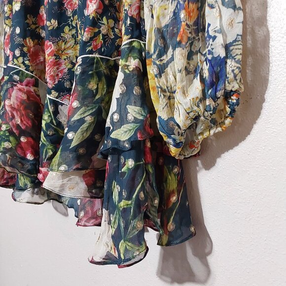 Hemant & Nandita Della Ruffle Mini Dress Great Condition - Med - Picture 8 of 15